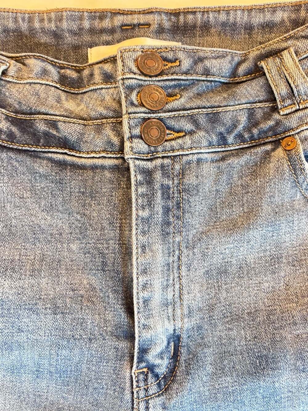 KanCan Women's High Rise Triple Button Skinny Jeans Size 11/29